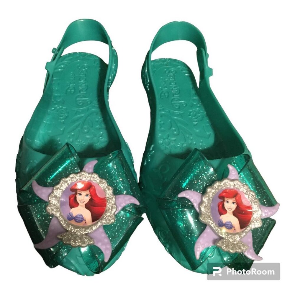 Disney Store Rare Princess Ariel Little Mermaid Dress-Up Play Shoes